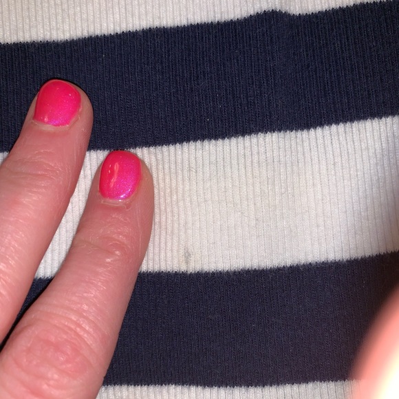 Ralph Lauren navy striped tank top (L) - Picture 5 of 5